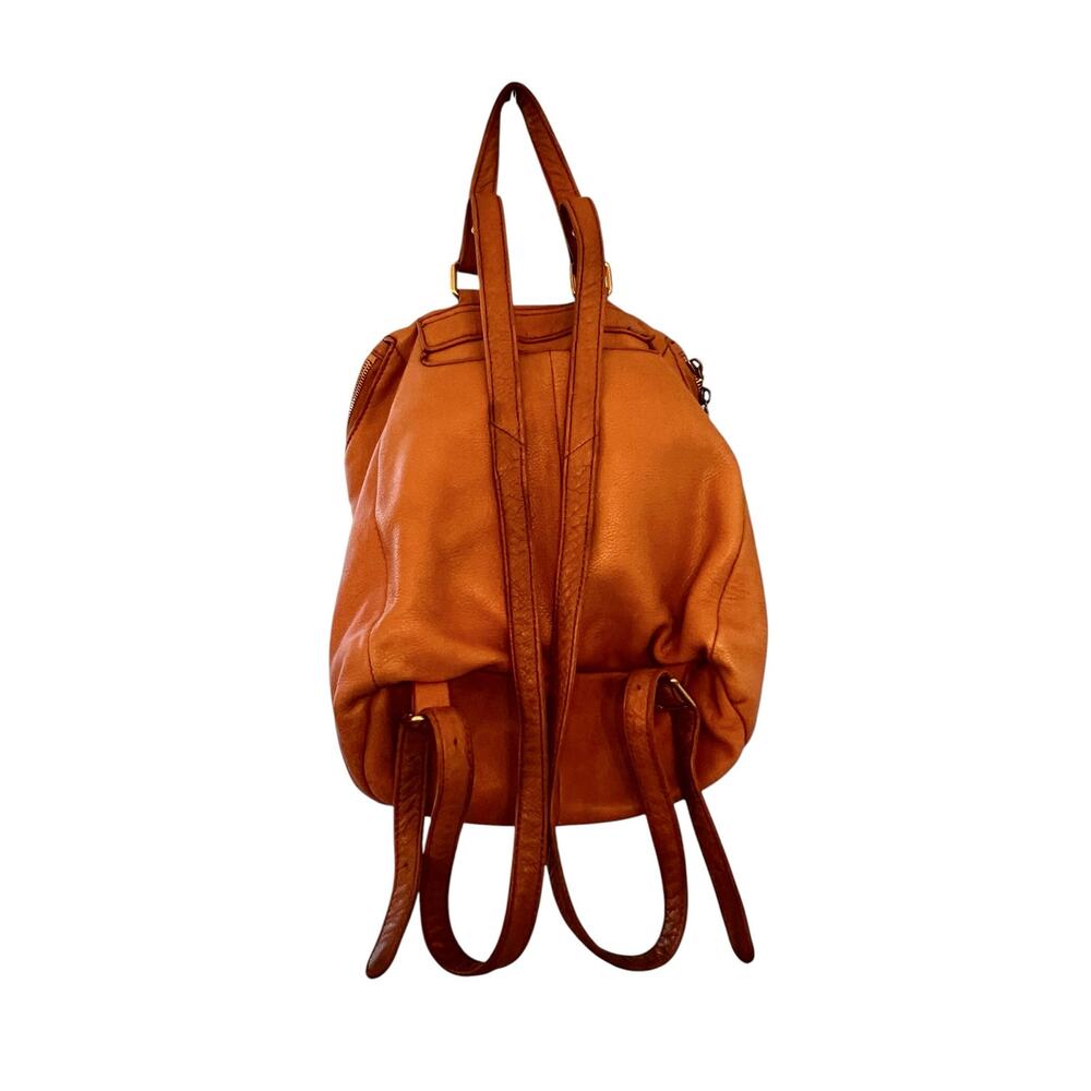 HOBO River Women's Tan Indie Pebbled Leather Luxe Teardrop Backpack Purse - Picture 4 of 12